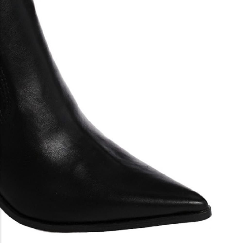 ASOS black pointed-toe Chelsea ankle … - Picture 4 of 7